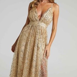 Showpo Eternal Sunshine Maxi Dress Size 4